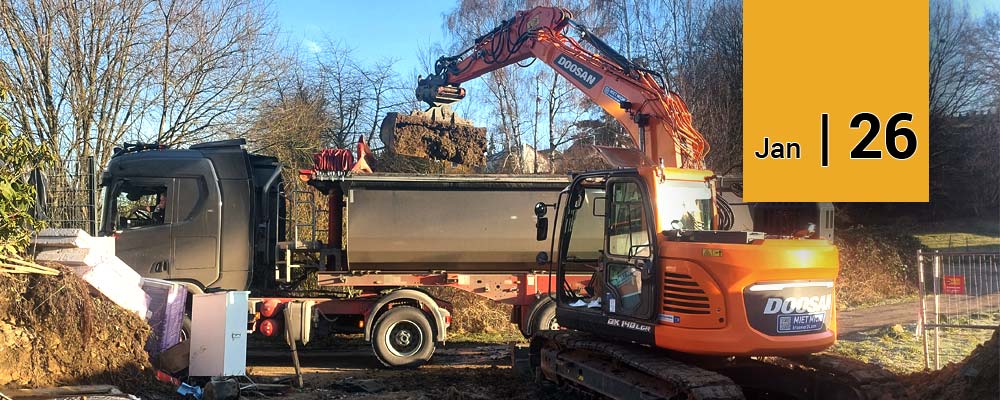 Bodenentsorgung im Januar